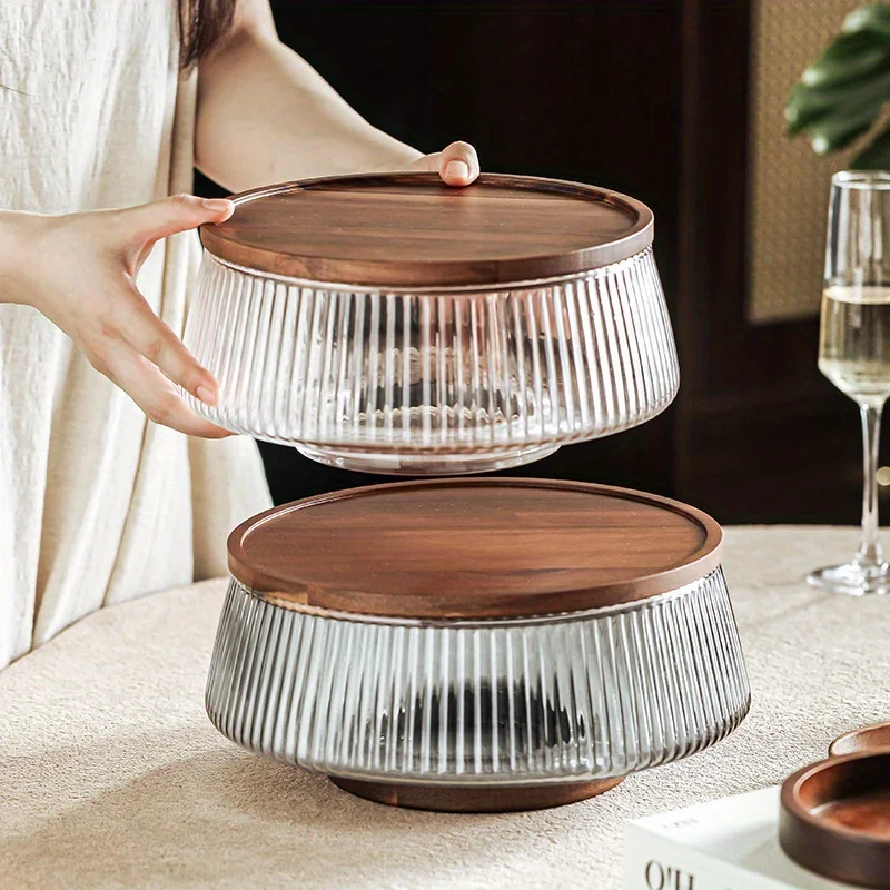 

Стеклянная ваза для фруктов для закусок, конфет, салатов. Идеально подходит для сервировки дома, вечеринки, свадьбы и ресторана.