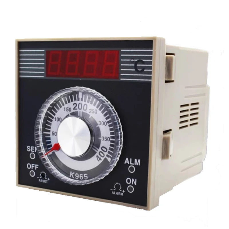 

K965 220V Digital Industrial Knob Temperature Controller Oven Thermostat 96*96MM