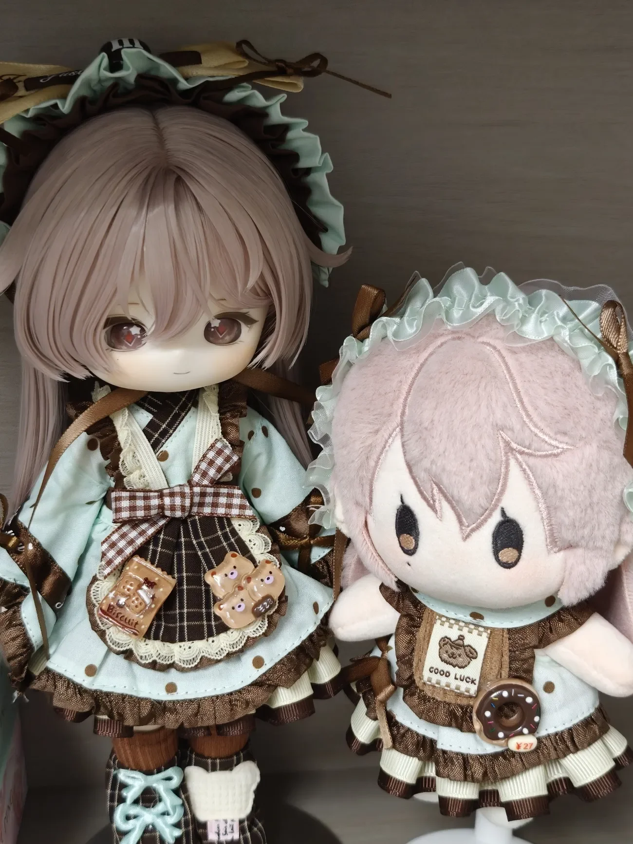 10cm Cotton Doll Clothes Mint Chocolate Strawberry Cake Series Skirt Macaron Color Palette No Attribute Clothing