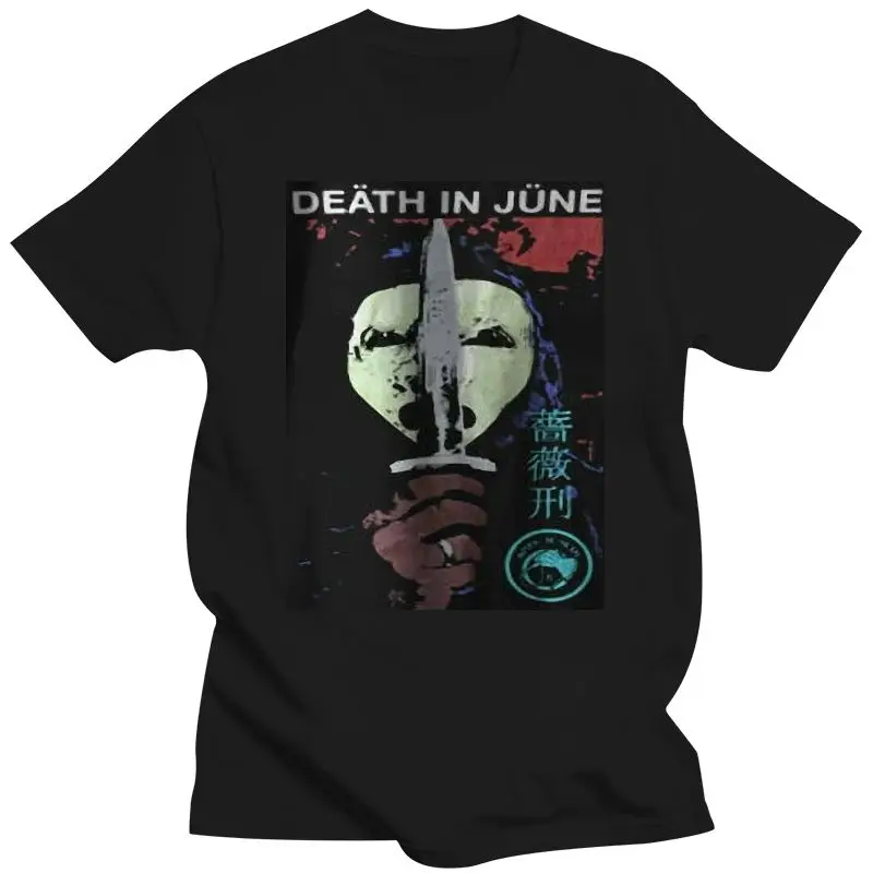 Best sold Death In June vintage T-shirt  Top Reprint