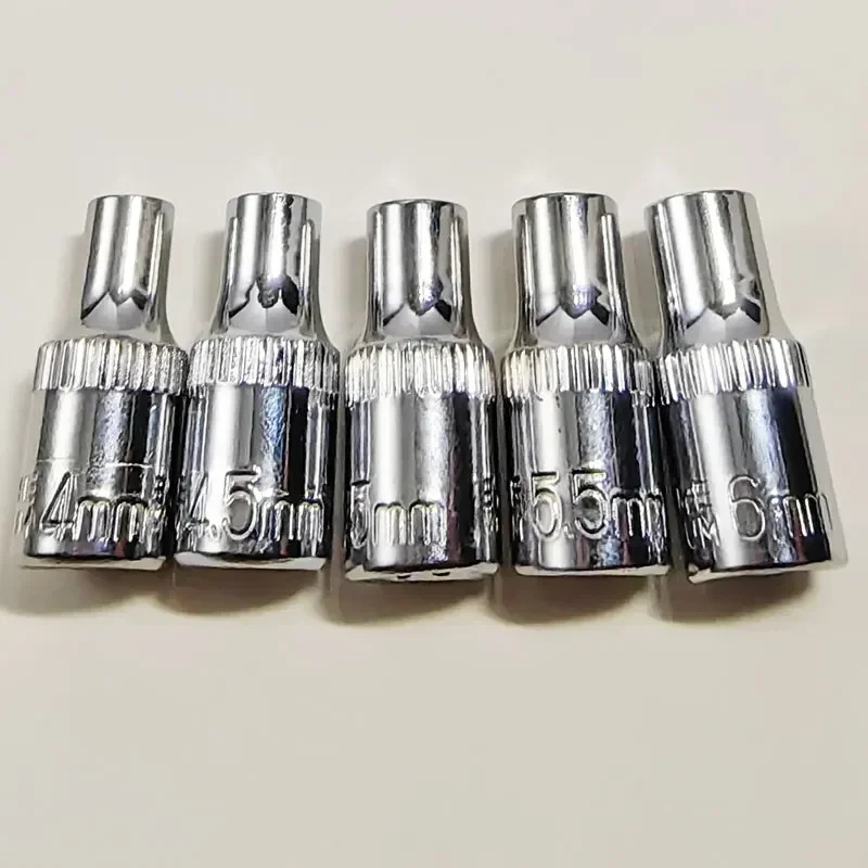 Imagem -03 - Hex Conjunto de Soquete Adaptador Aço Cromo-vanádio Chave de Soquete Profunda Cabeça Manga para Chave Catraca Reparação Automática Ferramenta Manual 1pc