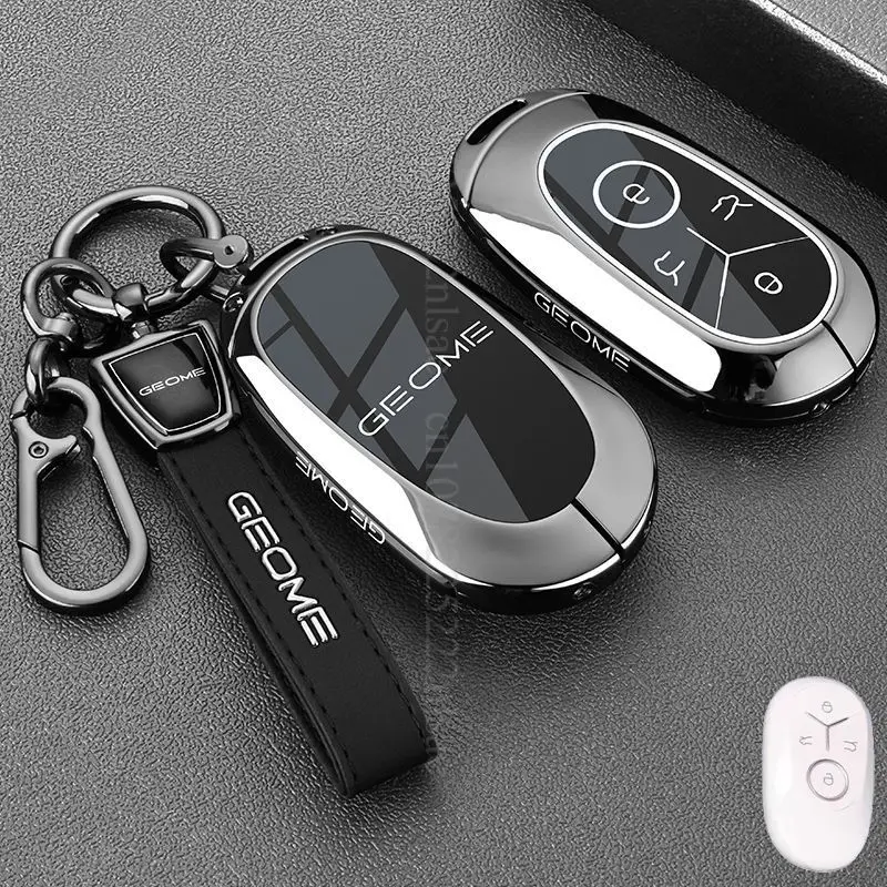 Zinc alloy Key Fob Cover Full Protection  Anti-Scratch Car Key Case European Accessories FOR Geely EX2  Geome XINGYUAN 2025 2026
