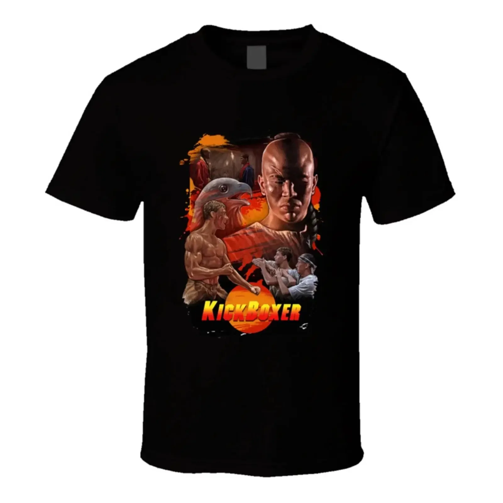 Kick Boxer Filmkunst T Shirt vintage Washed Versatile Top For Everyday Wear Comfortable designer clothes Breathable graphic
