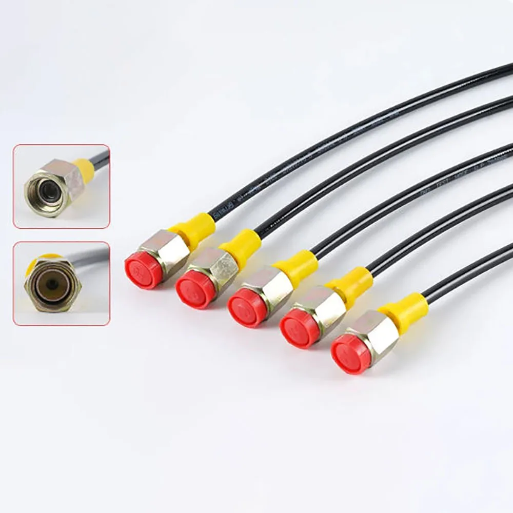 Excavator System Testing Pipe Pressure Gauge Pipeline High Pressure Testing Hose 63Mpa Pressure Testing Joint