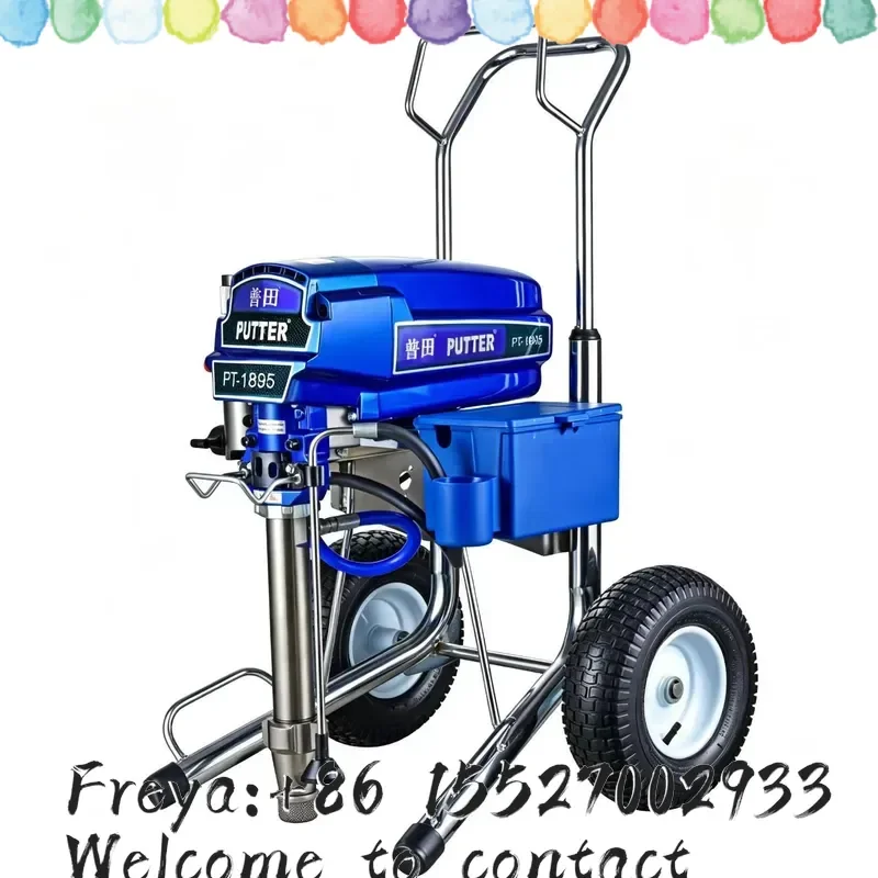 Picture 4: Putian Pute 1895 latex paint spraying machine plunger large high pressure airless wall paint spraying machine
