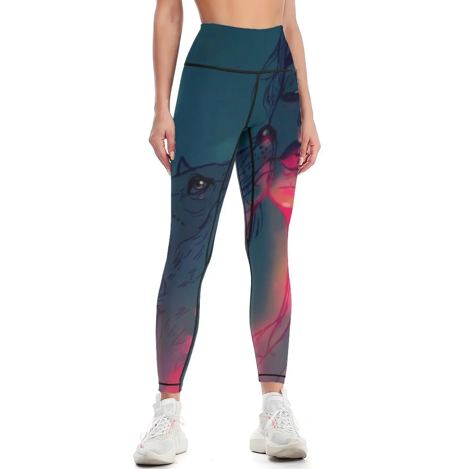 

Glowing in the dark Leggings Sports pants for sports for gym top Womens Leggings