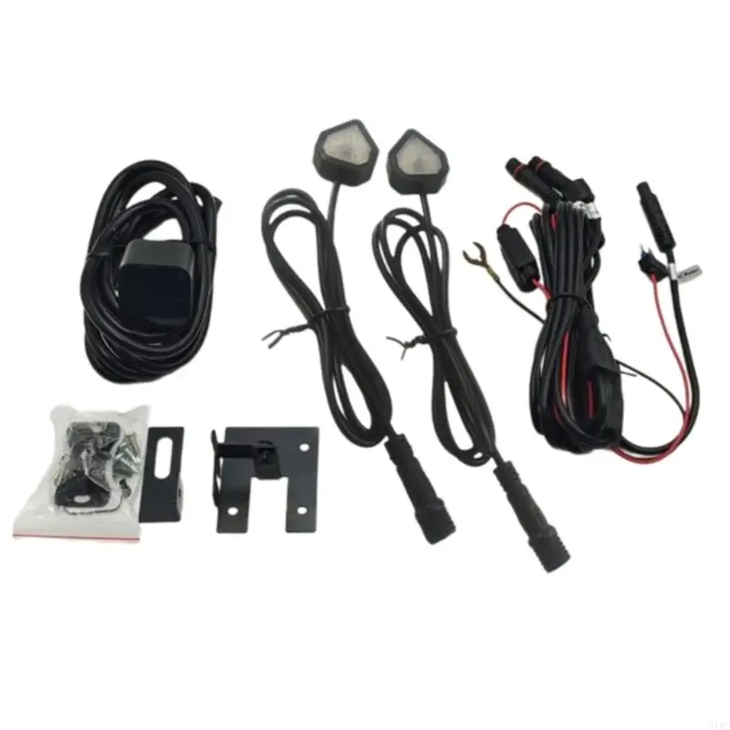 

652F Motorcycle Blind Detection System 77Ghz Lane Changing Warning Driving Assistance Blind Monitoring