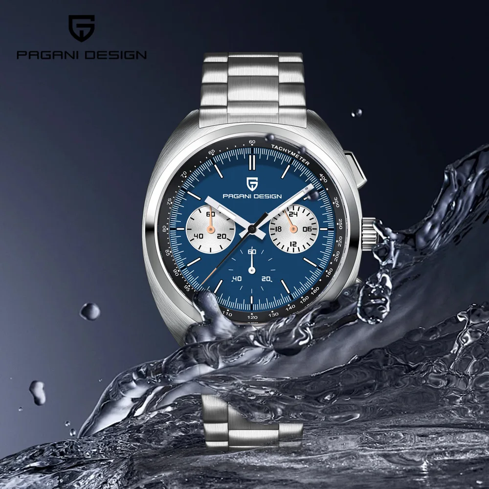 

PAGANI DESIGN новые мужские часы, роскошные кварцевые мужские часы в стиле ретро, механизм VK63, сапфировое стекло, светящиеся водонепроницаемые мужские часы 39 мм