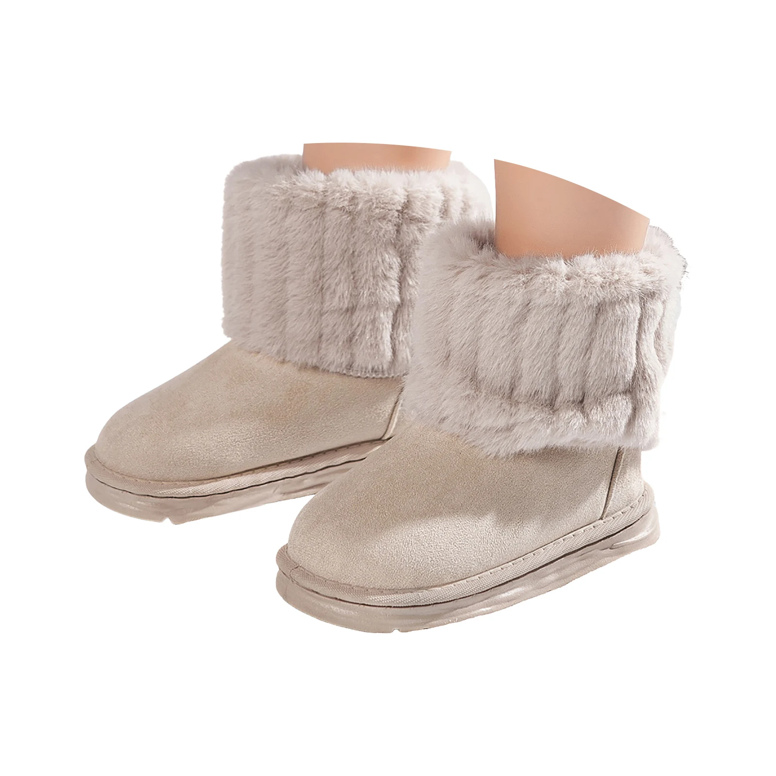 

Сапоги для верховой езды для малышей, обувь для девочек, удобные плюшевые теплые сапоги, модные слипоны до середины икры, ковбойские сапоги для девочек, размер 5.