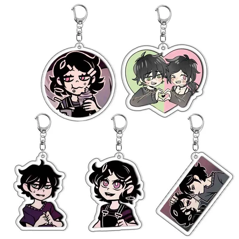 

The Coffin Of Andy And Leyley Acrylic Keychain Game Related Products Creativity Friends Gift Bag Charms Souvenir Accessories