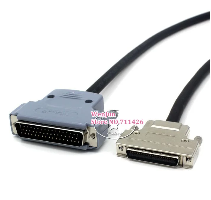 SCSI HPCN50 to HPDB50 Connector Cable SCSI CN50pin Male to DB50pin Male 3 rows Data Cable with iron shell