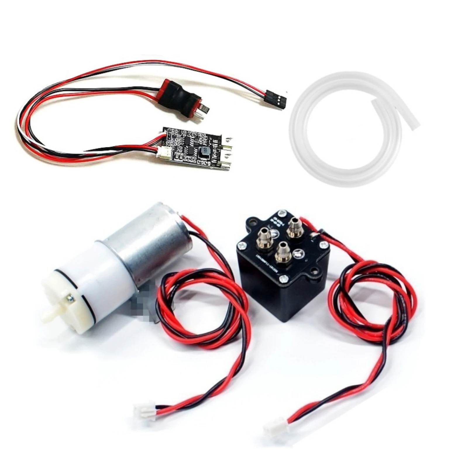 7.4 فولت-11.1 فولت محاكاة مولد دخان العادم لمحور SCX10 III 1/10 التحكم عن بعد RC تسلق سيارة الزاحف جرار نموذج #4