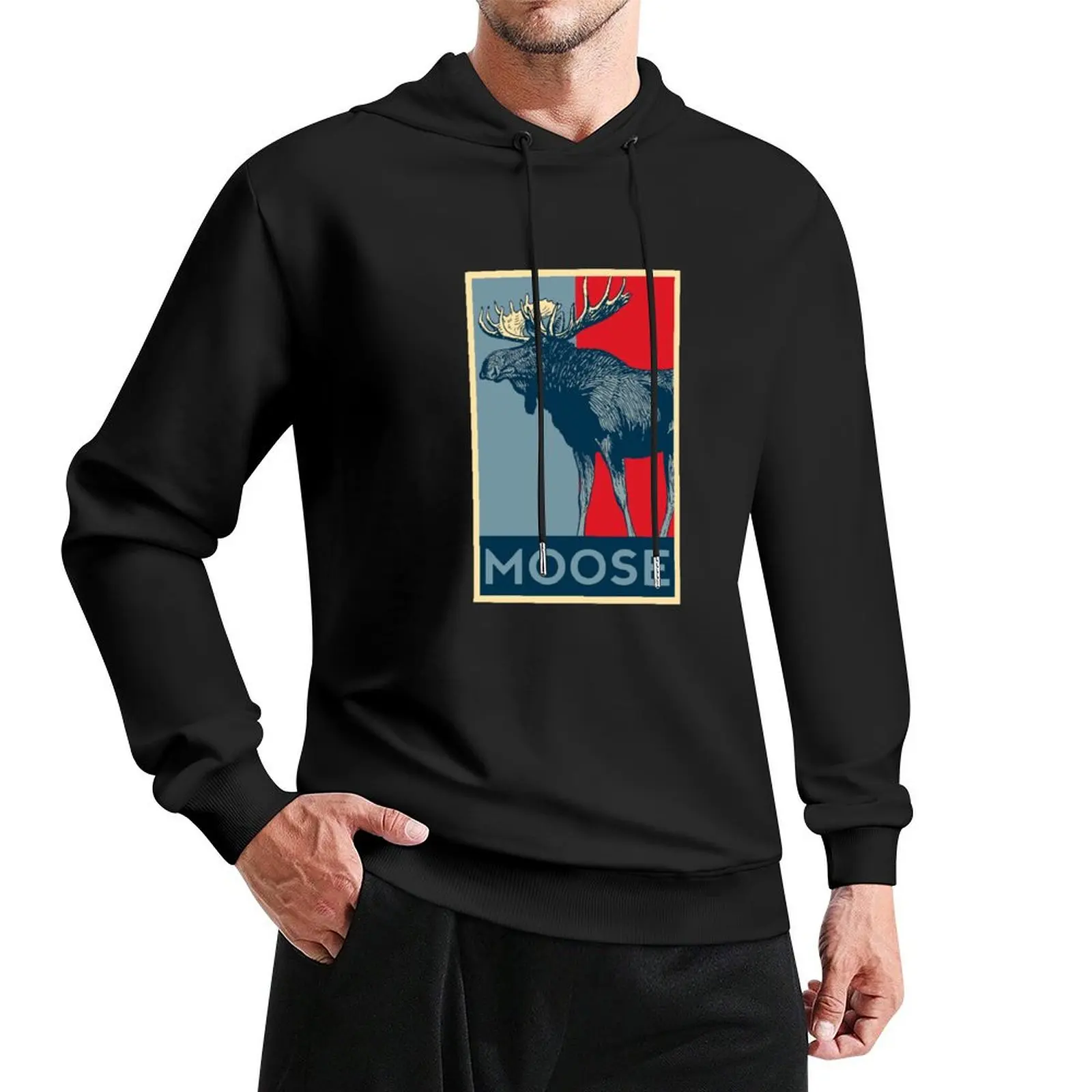 

Moose Artwork for Animal Lovers and Moose in the US or Canada Pullover Hoodie clothes for men mens designer clothes mens hoodie