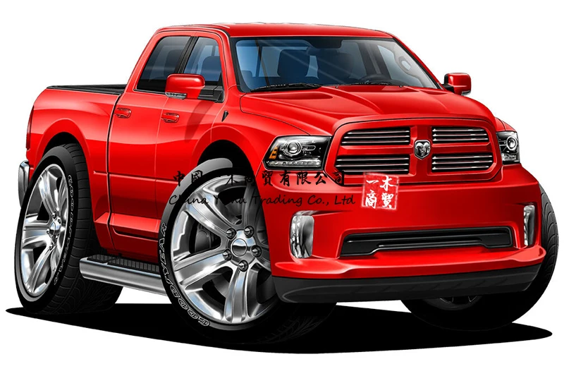 2012-17 Ram 1500 HEMI SPORT 4x4 Truck Wall Graphic Decal Sticker Poster Cling