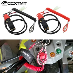 ATV Motorcycle Tether Lanyard Emergency Kill Stop Engine Switch Push Button For Kawasaki KTM Yamaha Honda Suzuki Universal Parts
