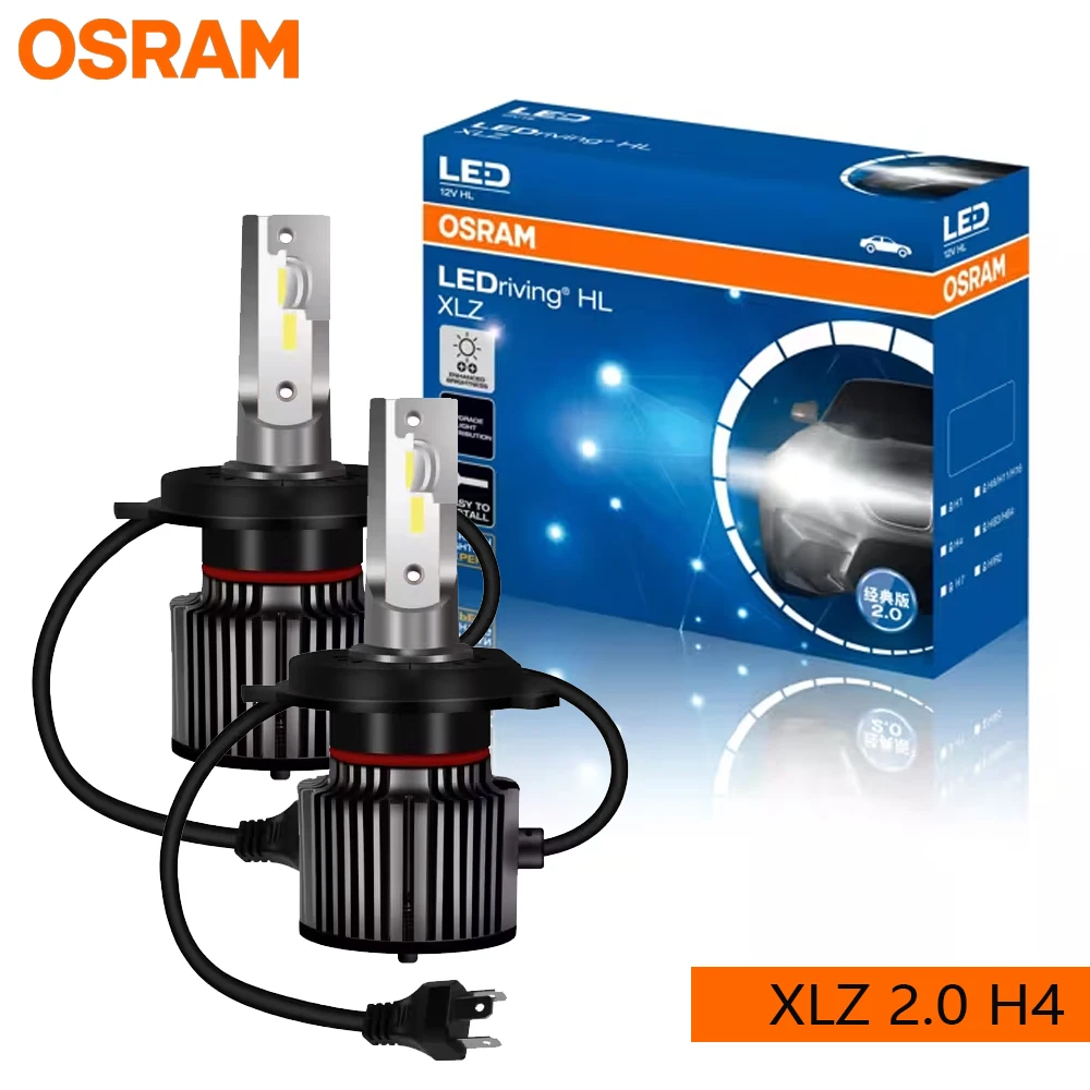 OSRAM LEDriving CLASSIC 2.0 H4 12V 27W/27W 6000K LED HEADLIGHT LAMP BULBS BRIGHTNESS INCREASED BY 50% MADE IN CHINA F6204CW,1PAI
