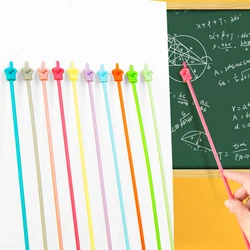 Guía de lectura de dedo para niños, 10 piezas, herramientas de enseñanza preescolar, palos flexibles, juguetes educativos de aprendizaje para clase, puntero de pizarra blanca