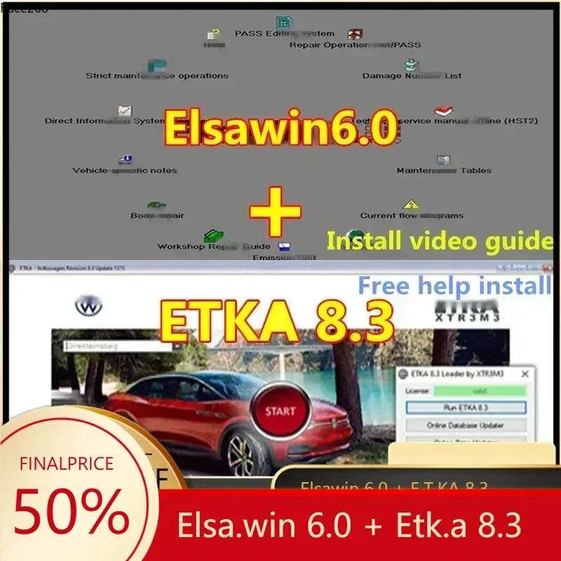 

Горячий каталог ELSAWIN 6,0 и т. д. 23.3 последнее программное обеспечение для обслуживания груповых электронных запчастей автомобиля, подходит для V/W AU/DI SE/AT SK