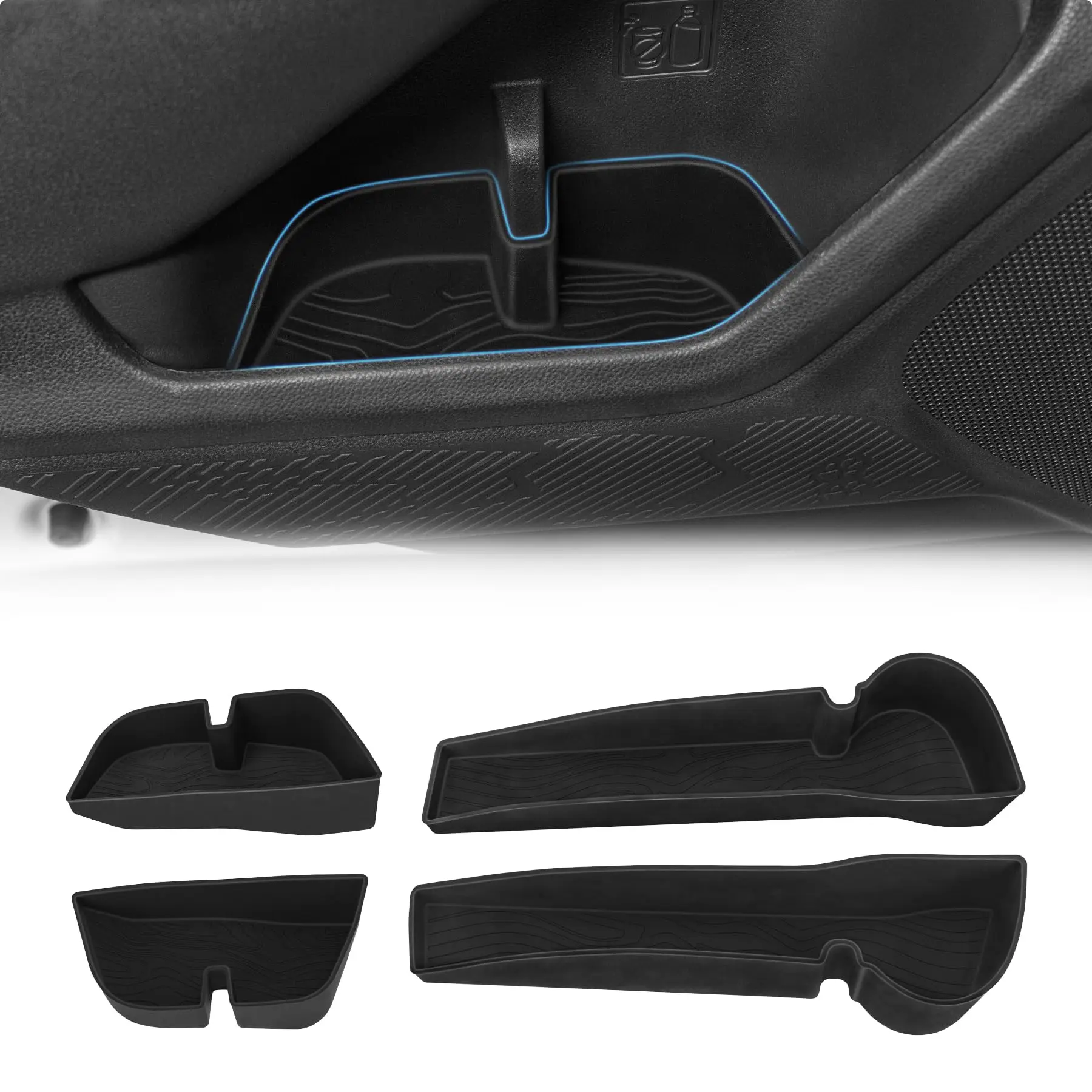 

Органайзер для передних и задних дверей автомобиля с подстаканником и лотком для хранения, для Subaru Forester 2025, аксессуары для интерьера