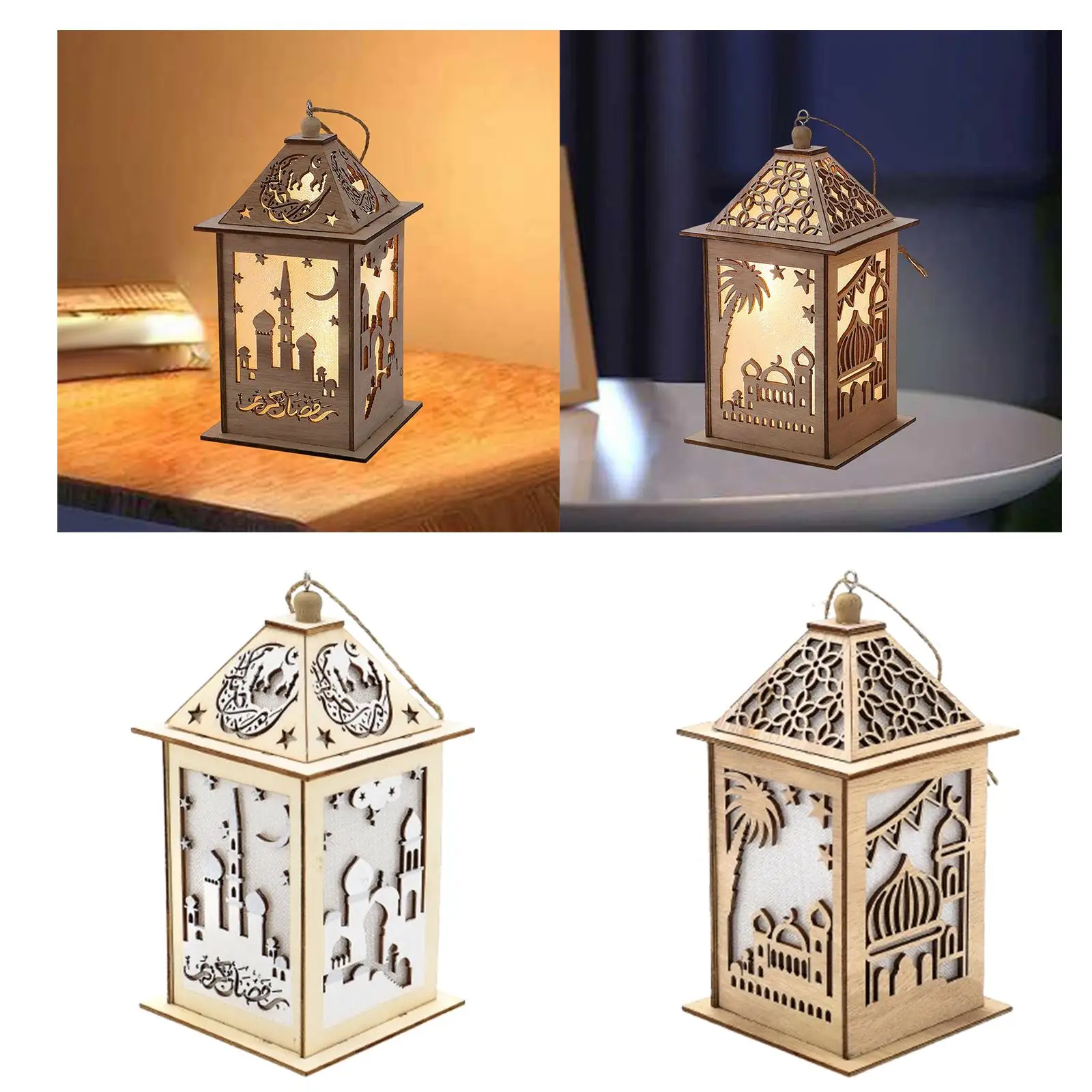 Ramadan Hanging Lantern Home Decor Easy to Use Convenient Eid Lighting for Events Festival Parties Restaurant Dining Room