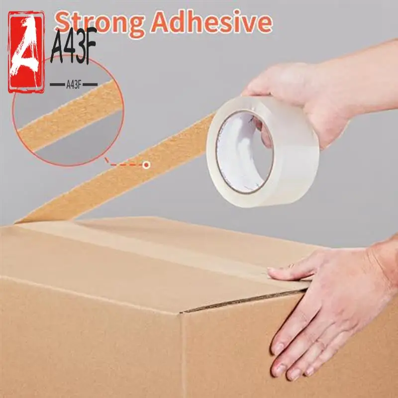 

A43F-Clear Packaging Tape Tape Dispenser, Heavy Duty Packaging Tape Refills For Shipping Packaging Mailing
