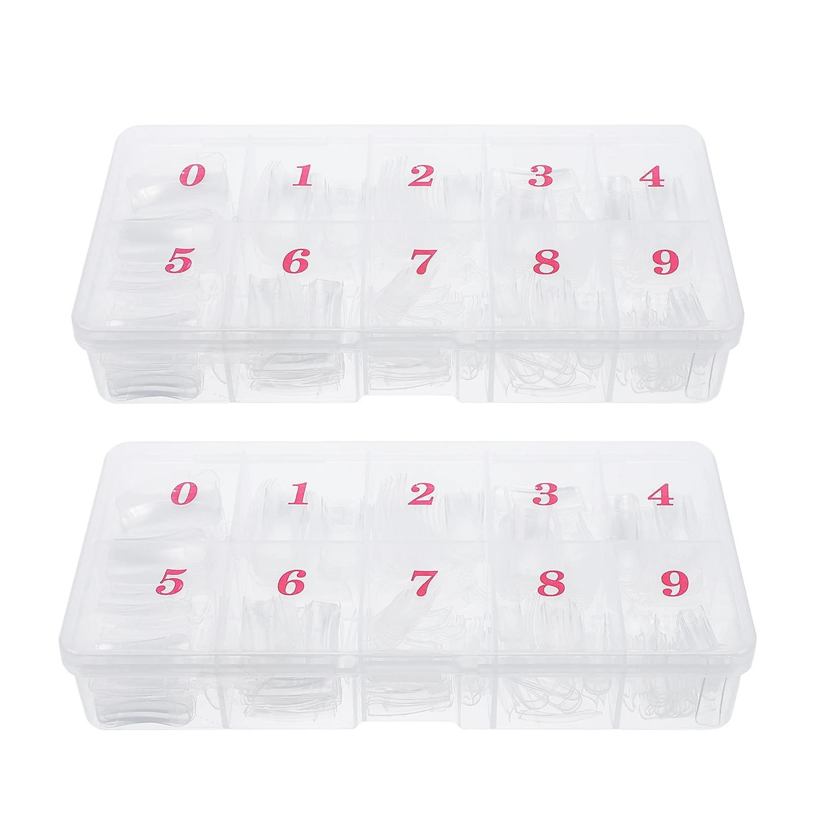 1000 قطعة النمط الفرنسي شفافة وهمية مسمار نصائح الأظافر كاذبة DIY بها بنفسك مانيكير الفن مستلزمات الأظافر النساء الأظافر وهمية نصائح #6