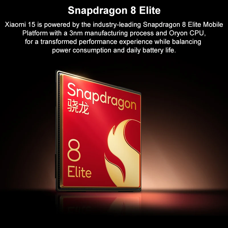 ROM العالمي Xiaomi 15 256GB/512GB Snapdragon 8 Elite 6.36 بوصة 1.5k OLED شاشة 5400mAh بطارية 90W شحن سلكي 50MP + 32MP كاميرا