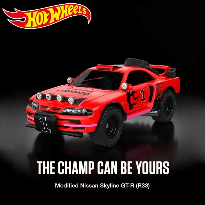

New Genuine Hot Wheels Rlc 1/64 Modified Nissan Skyline Gt-R (R33) Simulation Model Toy Car Holiday Gifts Collectibles In Stock