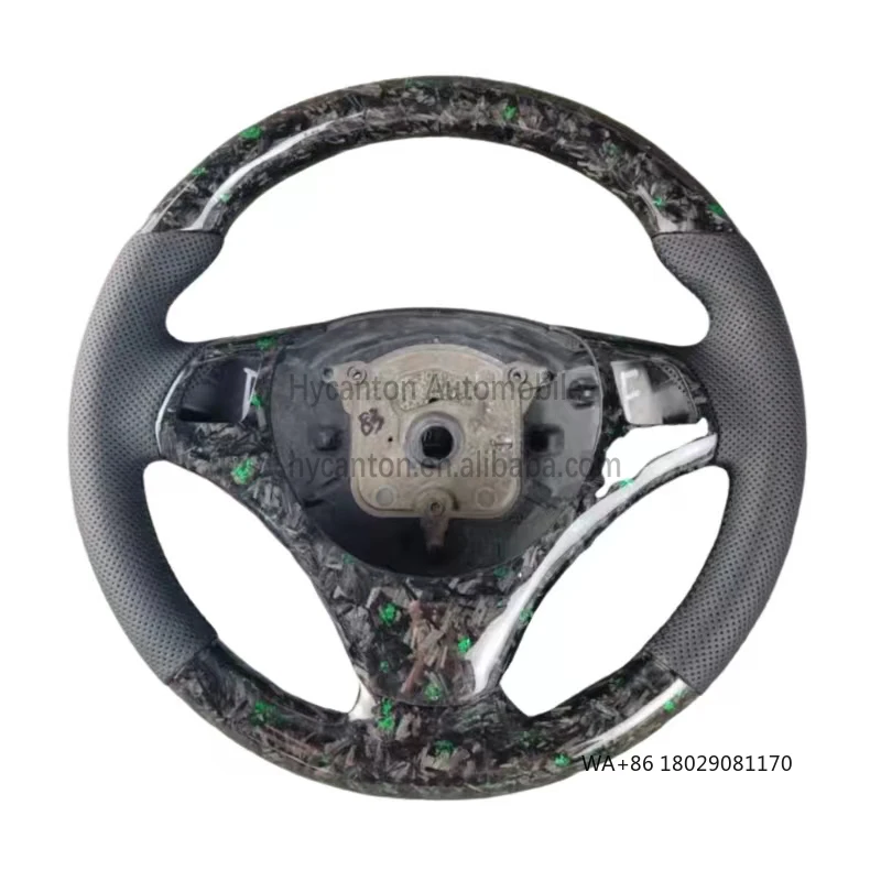 

Custom Sports Style Forging Carbon Fiber Perforated Leather Car m Performance for BMW E90 Auto Steering Wheel