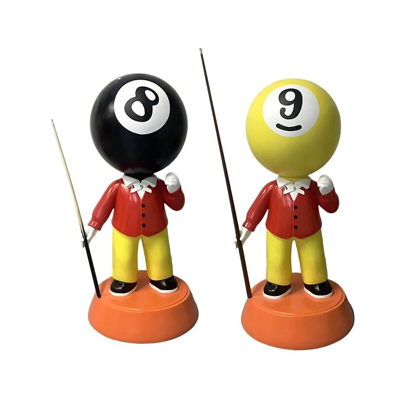 

Billiards table doll decoration commercial billiard hall large ornament