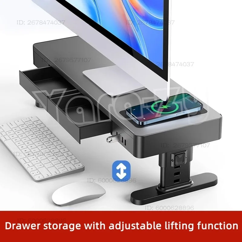 The height-adjustable display stand can raise office desktops laptops workstations and computer screens Tablet Accessories