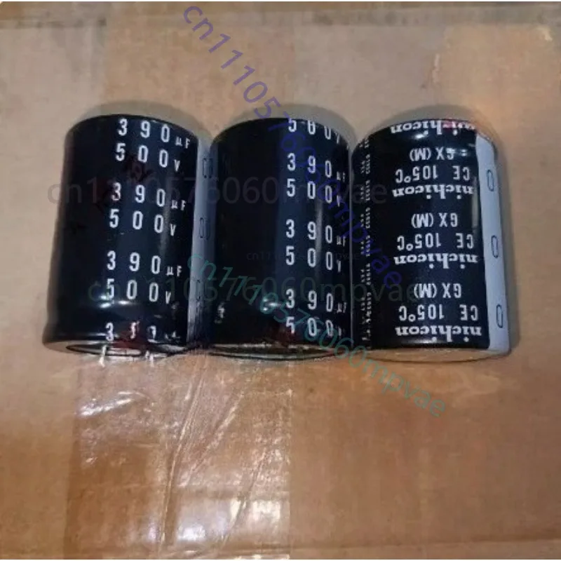 

4pcs Japanese original NICHICON 500V 390UF 35*50 GX series Filter aluminum electrolytic capacitor