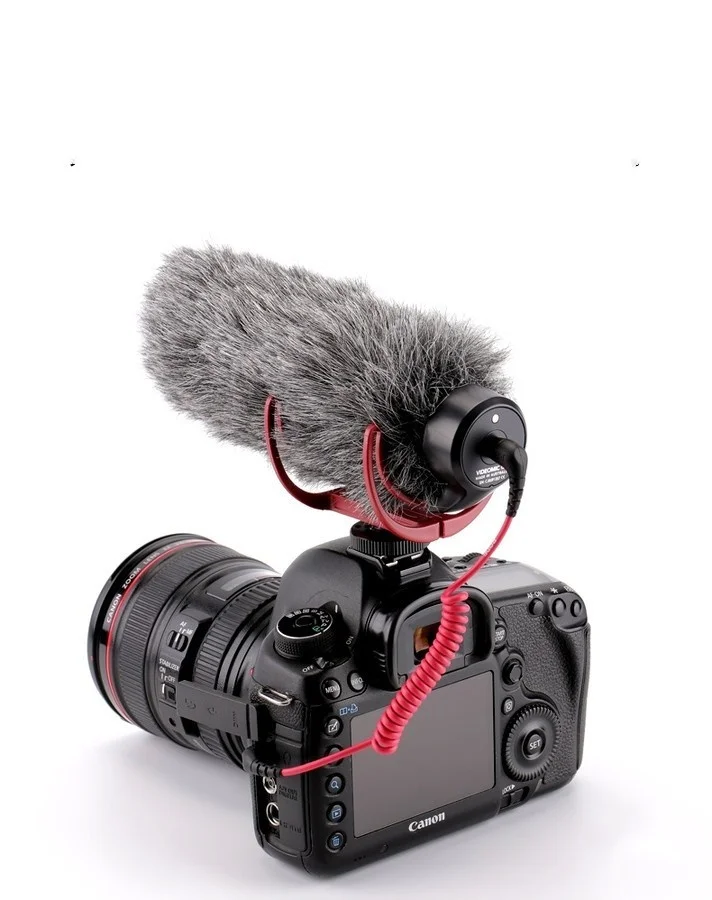 

Important accessories for live streaming RO-DE Videomic Go wired microphone Noise Cancelling Dedicated to recordings mic