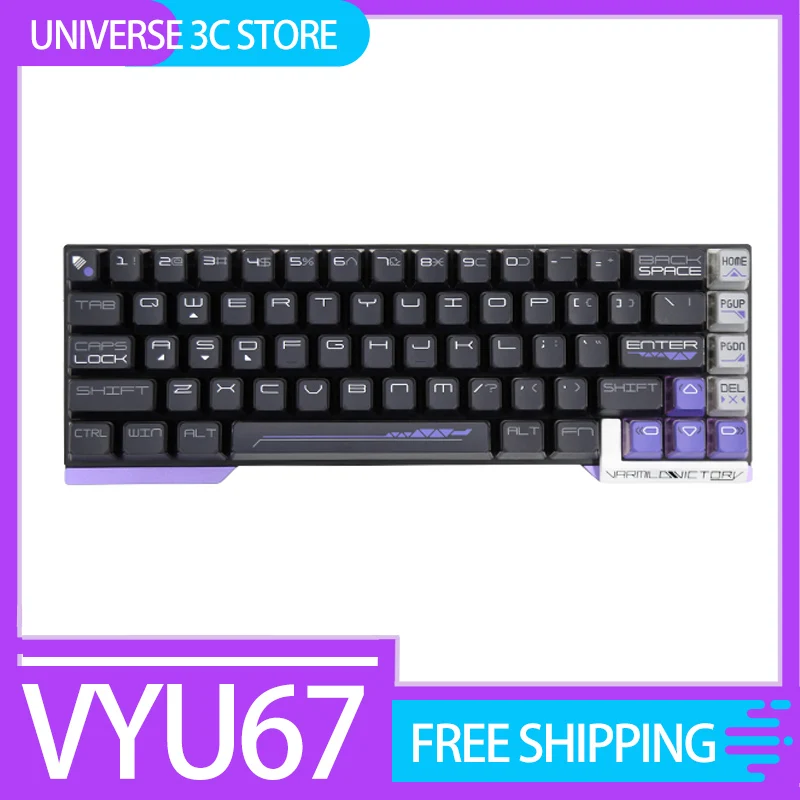 

Varmilo Vyu67 Mechanical Keyboard Wired Magnetic Switch Aluminum Alloy Customized 8000hz Rgb E-Sport Gaming Accessories Gamer