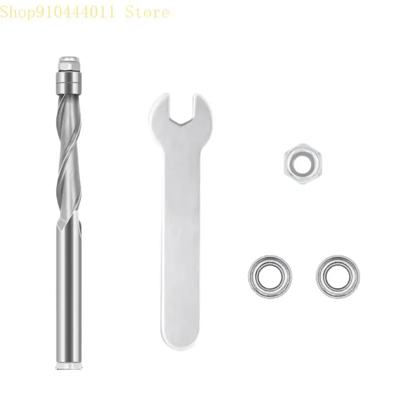 

28GF Durability Alloy Steel Flush Trim Router 1/4in Round Shank For Furniture Making Woodworking Project Woodworking Tool