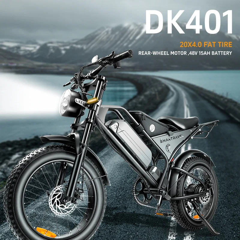 دراجة كهربائية عمر بطارية طويل 20 بوصة إطار سميك على الطرق الوعرة جبلية