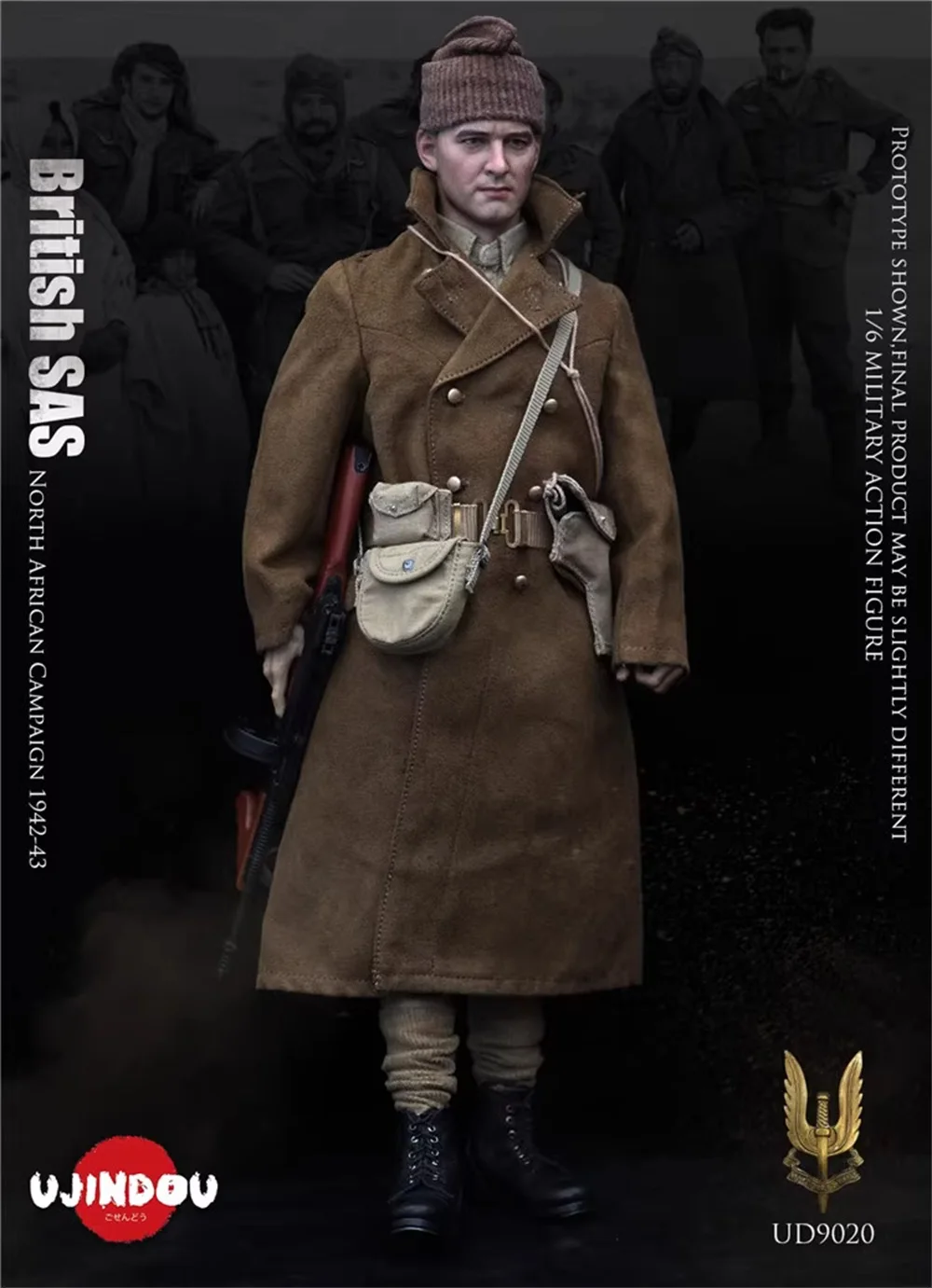 No Weapon 1/6 UJINDOU UD9020 WWII The British Soldier North African Campaign 1942-1943 Full Set Moveable Action Figure No Weapon