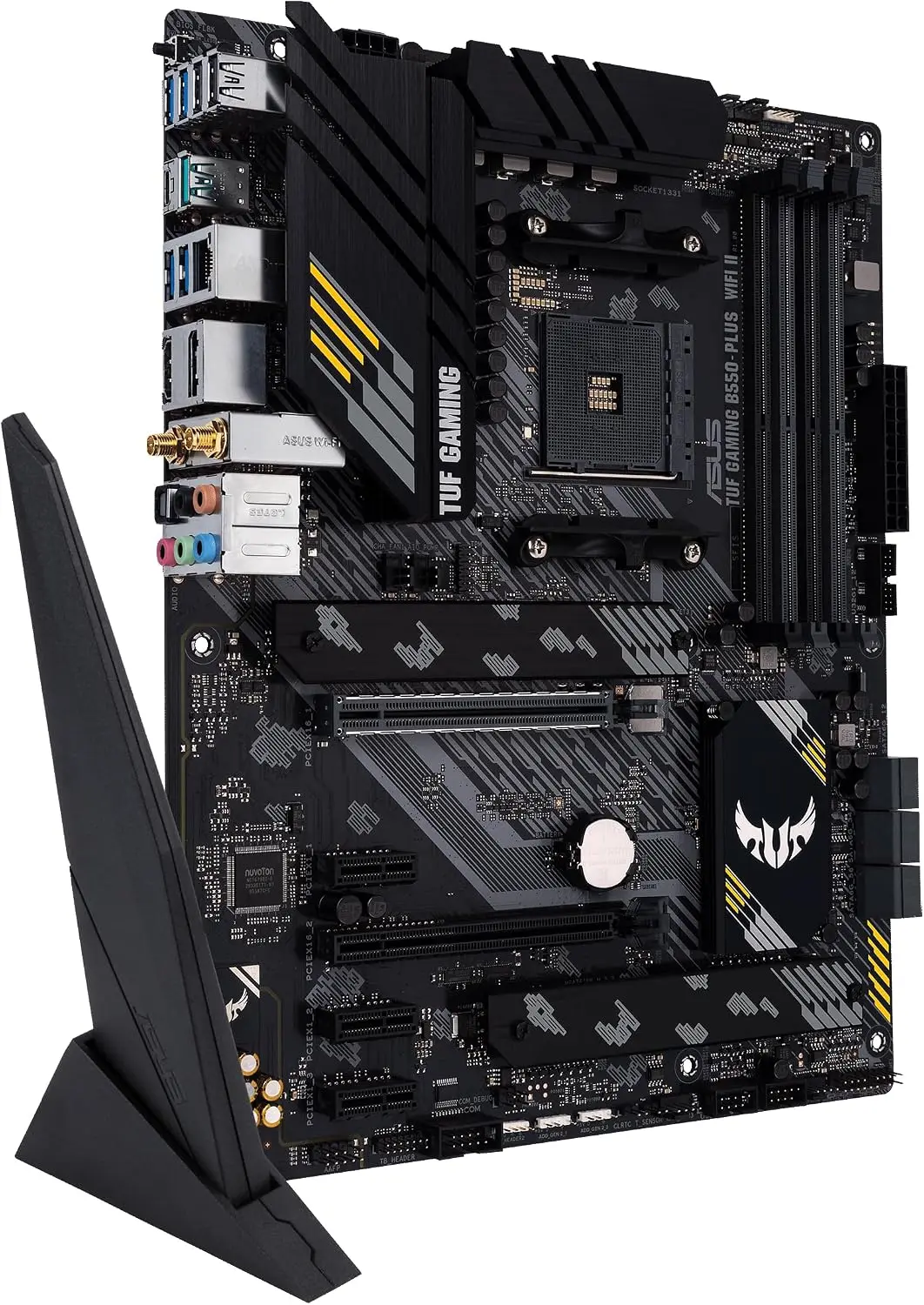 AMD AM4 ATX Gaming Motherboard with WiFi 6, PCIe 4.0, 2.5Gb LAN, RGB Header view 4