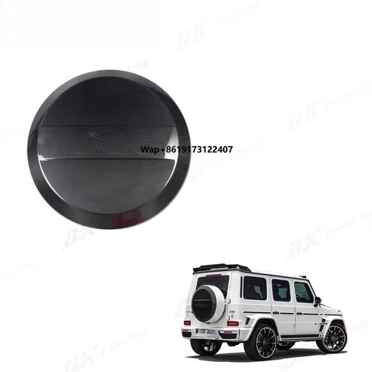 

BK Tuning G Class W464 Bra-Bus Rear Wheel Tire Cover Dry Carbon Spare Wheel Cover for W464 Spare Tire Cover