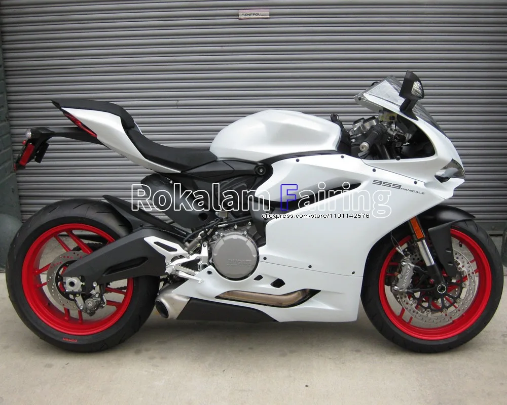 

For Ducati 959 Fairings 1299 1299s Fairing 2015 2016 2017 Pearl White Aftermarket ABS Body Kits (Injection molding)