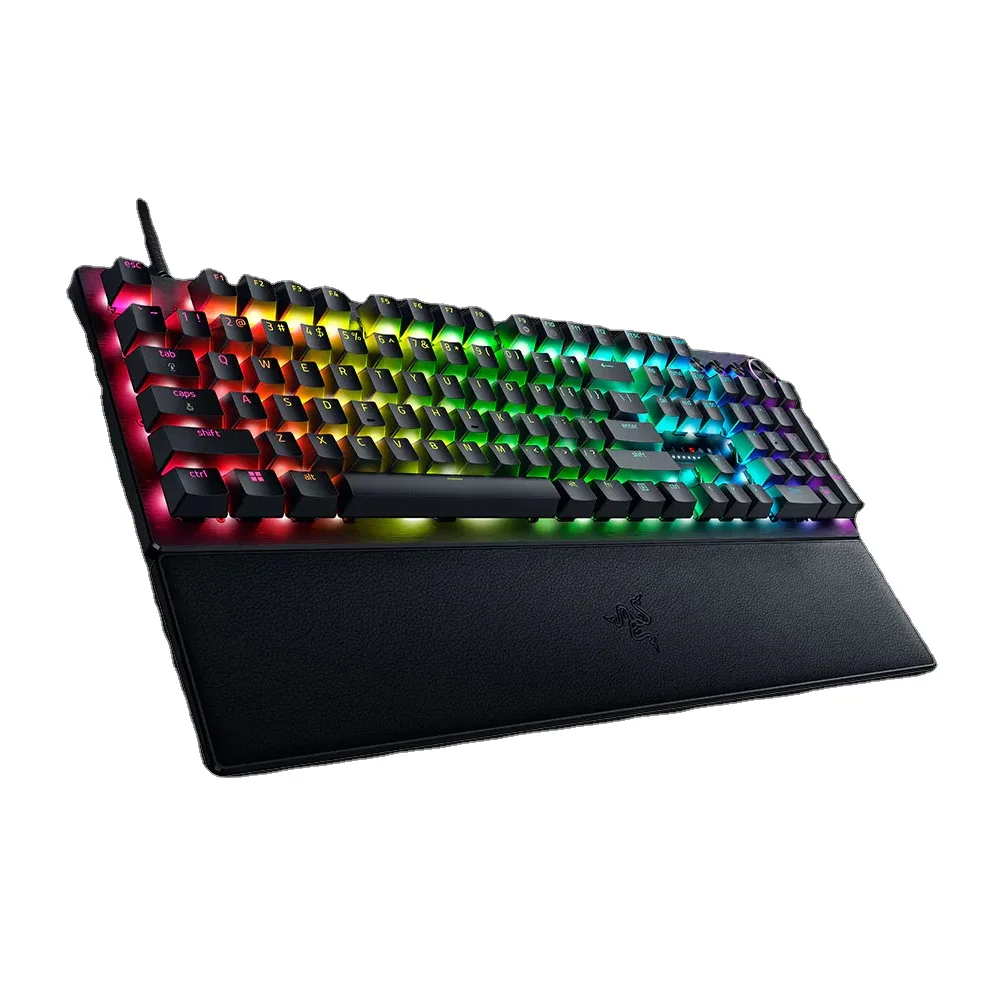 Original Keyboard Ra-Zer HUNTSMAN V3 PRO 104 Keys RGB Black Mechanical Keyboard Wired Keyboard For Gamer