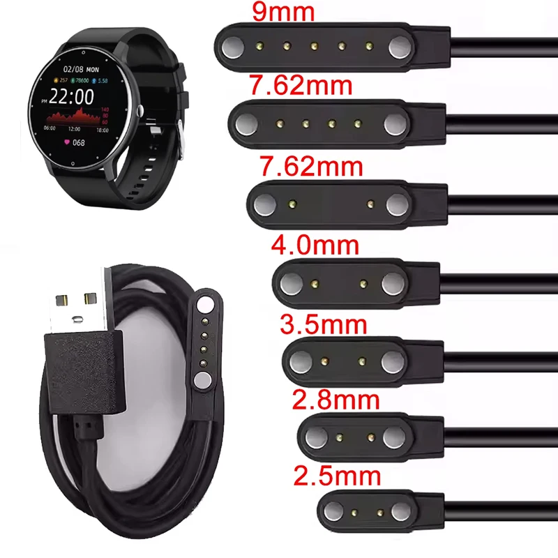 Universal Magnetic Smart Watch Organizer Wristband Earphones Toothbrush Juicer Accessories Replacement Dock Charger Power Line