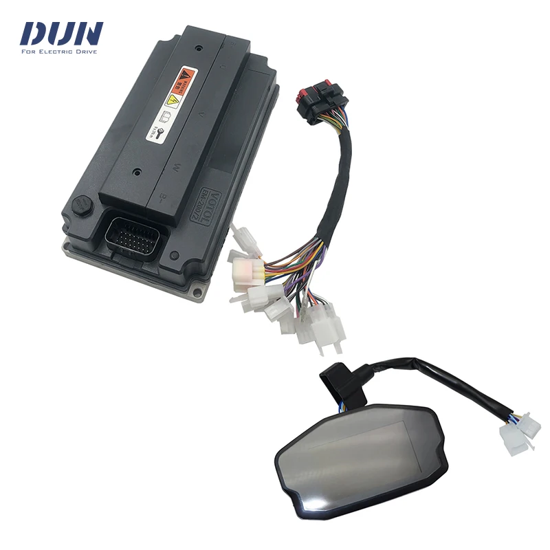 VOTOL EM200/2 V2 Boost Controller for In-wheel Hub Mid-drive Motor 300A Peak 550A 4KW-6KW with DKD Display Electric Bike Parts