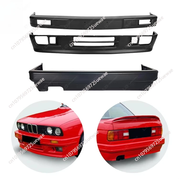 

For BMW 3 Series PP material e30 mt front and rear bumper body kit Hot Sale Auto Parts E30 mt body kit