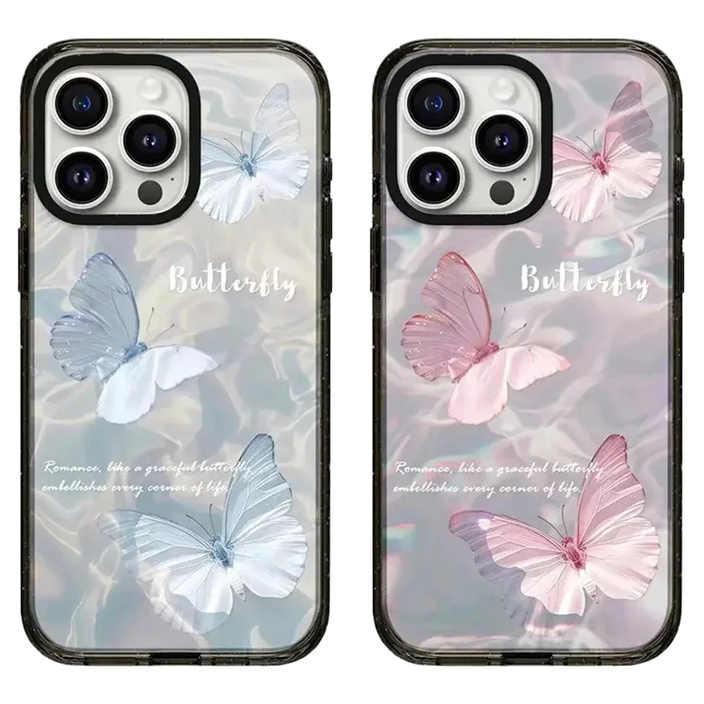 

Butterfly 2.5 Acrylic MagSafe Phone Case Cover for IPhone 12 13 14 15 16 Pro Max Case for IPhone 16 Pro Max