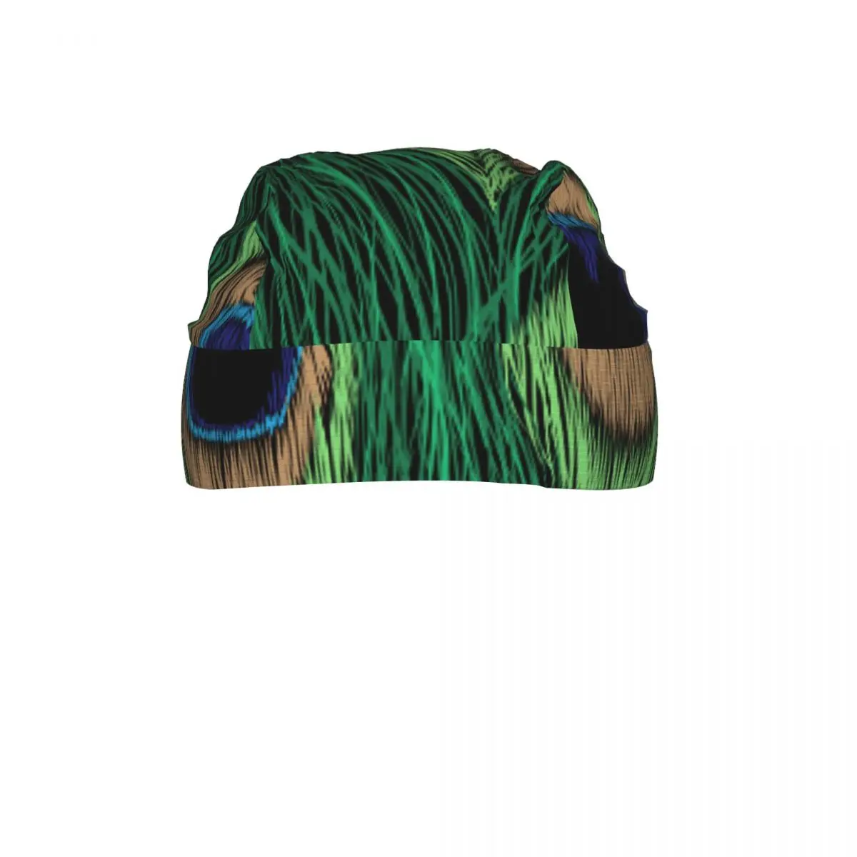 Quick-drying Beanie Pirate Hat Peacock Feathers Sport Cycling Cap Hiking Camping Head Scarf Bandana Hat
