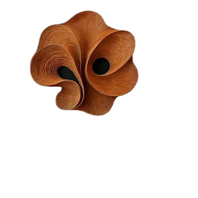 Decoração Rústica para Casa, Escultura de Parede em Madeira Entalhada, Arte Escultórica em Madeira Sólida, Decoração de Parede Moderna e Natural