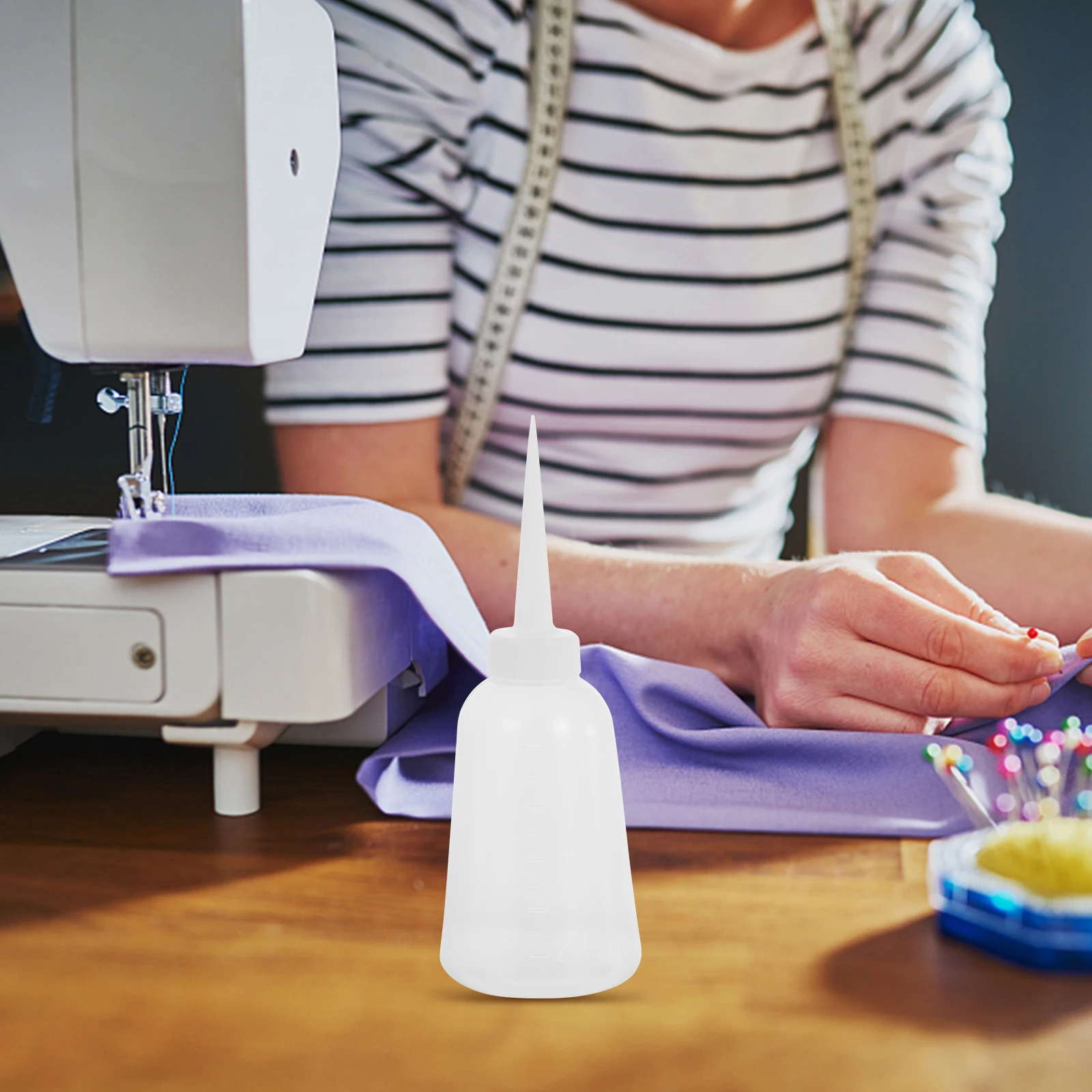 

10pcs Sewing Machine Oil Bottle High Quality Plastic Transparent Squeeze Refillable Dispensing Liquid Craft Projects Laboratory