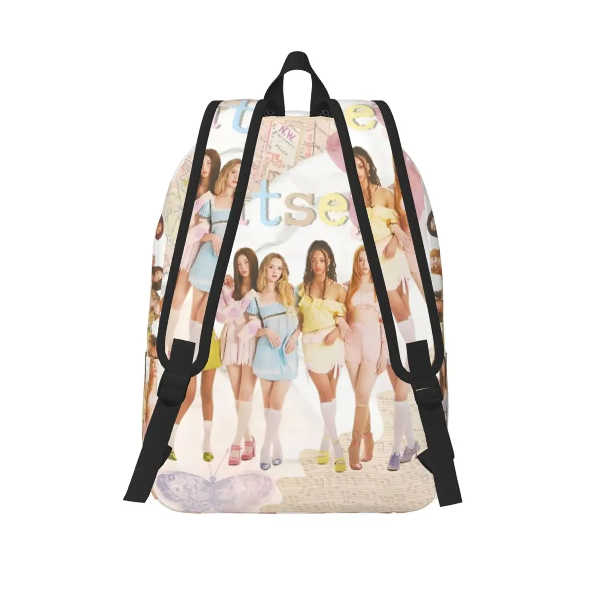 Katseye Kpop idole sac à dos pour maternelle école primaire étudiant mignon Bookbag garçon fille enfants toile sac à dos voyage