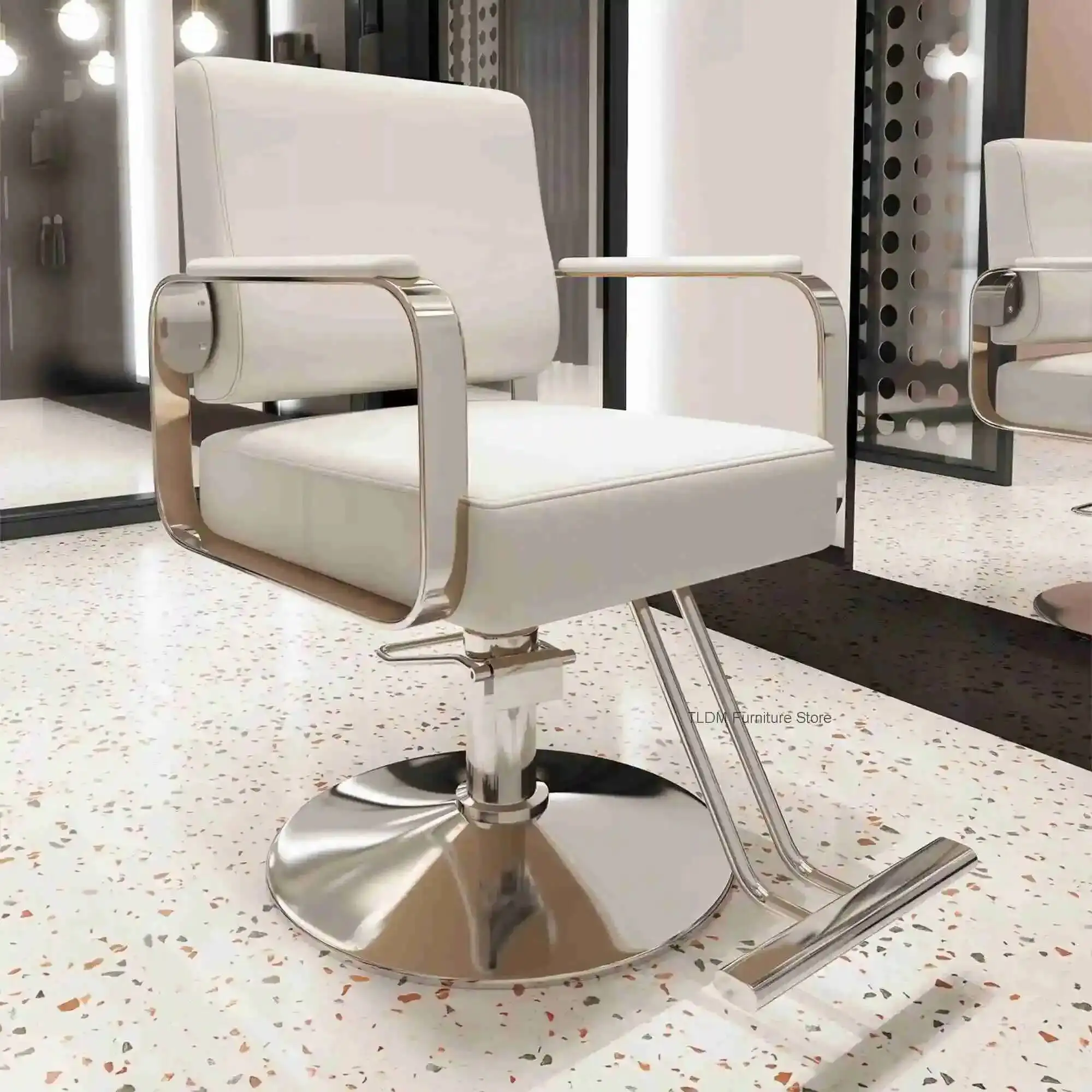 Profissional Luxury Barber Chair Makeup Professional Barbeiro Hairdressing Barber Chair Hairdresser Cadeira De Furniture